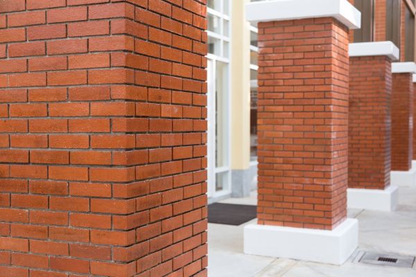 Brick Column Repair in Greenwood