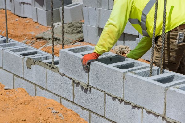 Concrete Blocks Installation in Greenwood
