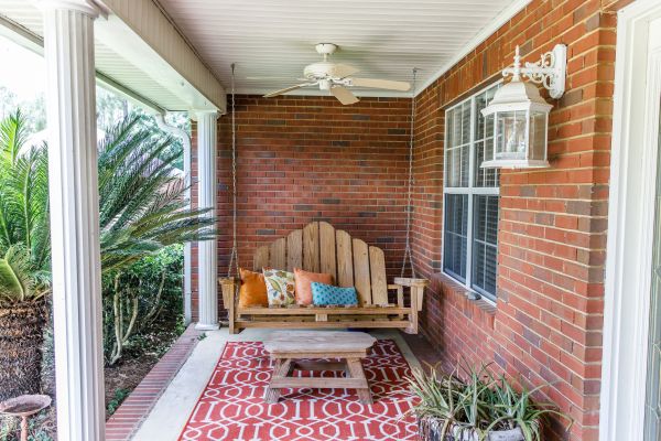Porch Brick Repair in Greenwood