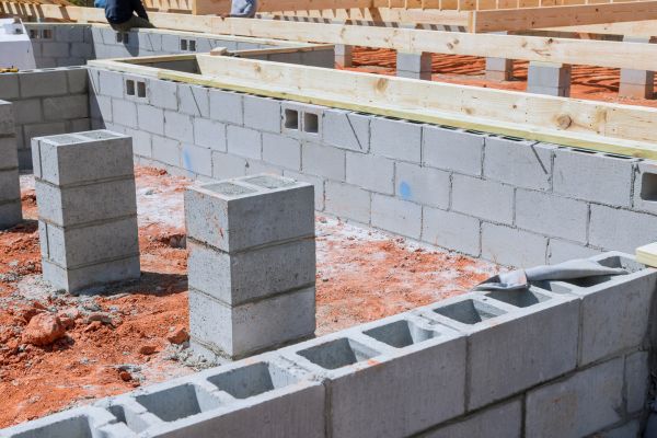 Cement Block Installation in Greenwood